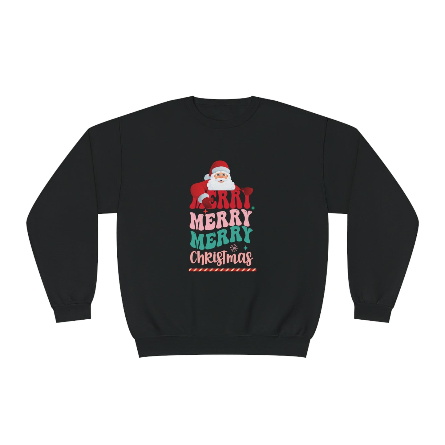 Merry Merry Christmas Unisex NuBlend® Crewneck Sweatshirt