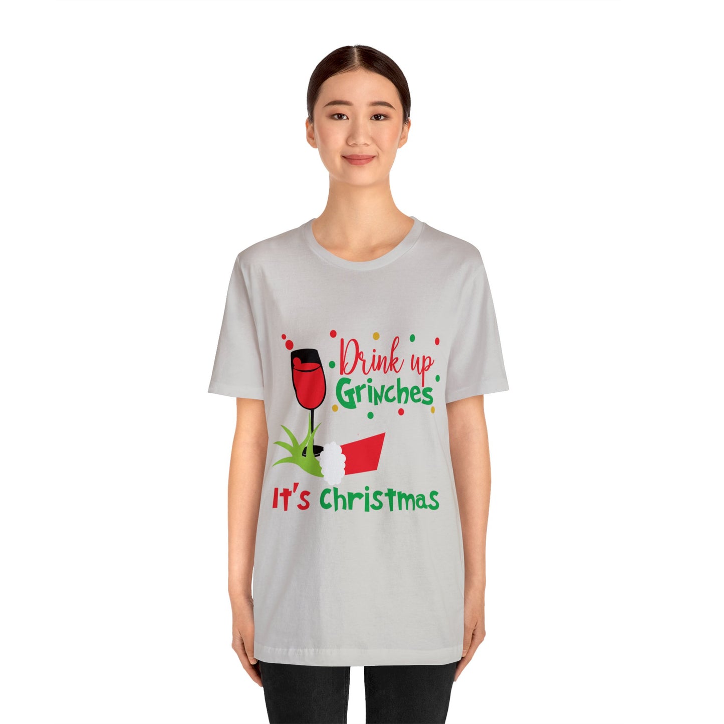 Drink Up Grinches Unisex Jersey Short Sleeve Tee