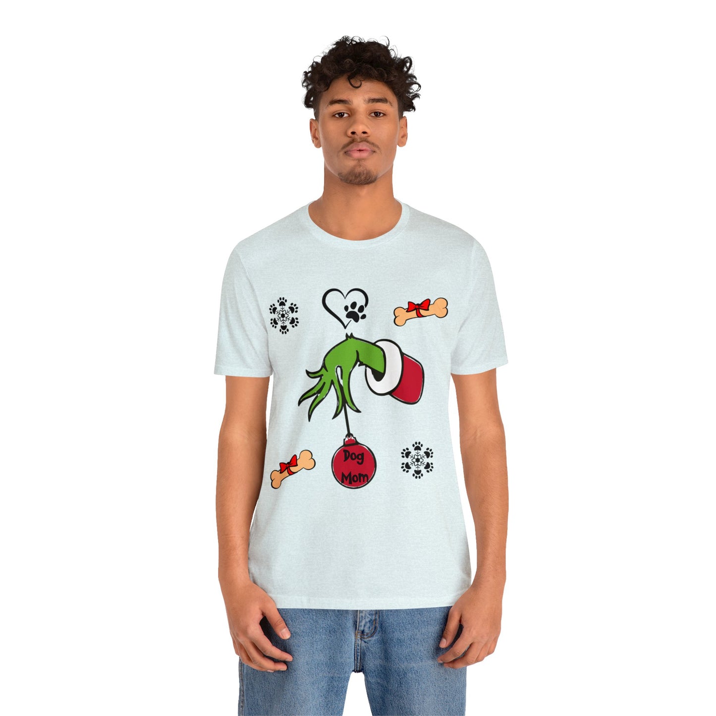 Grinch Dog Mom Unisex Jersey Short Sleeve Tee