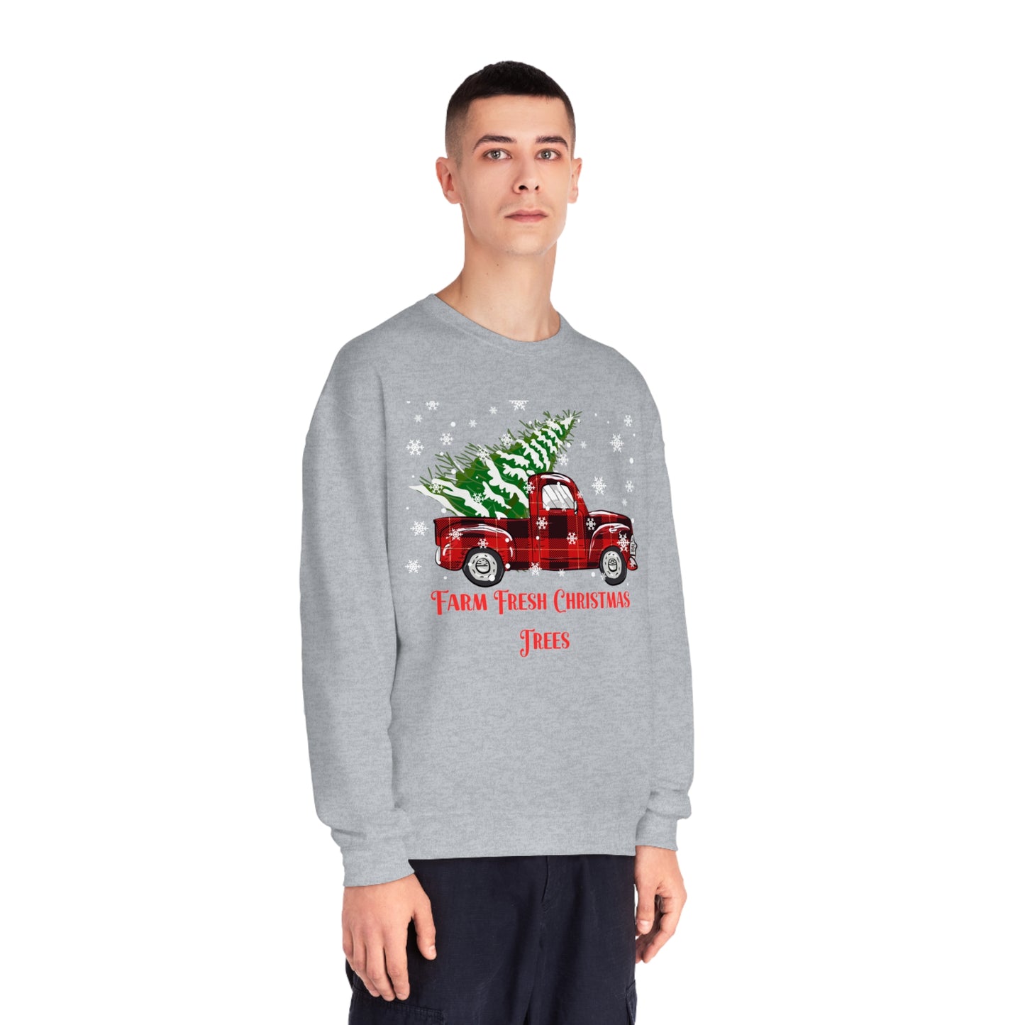 Farm Fresh Christmas Trees Unisex NuBlend® Crewneck Sweatshirt