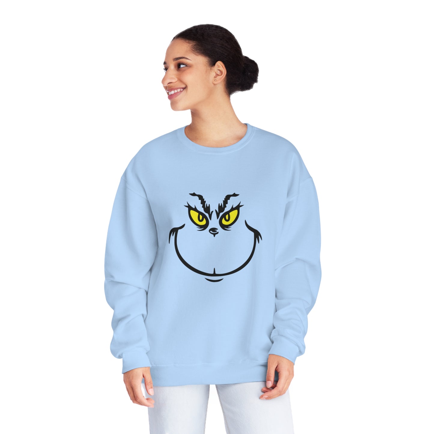 Grinch Face Unisex NuBlend® Crewneck Sweatshirt