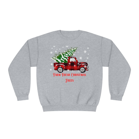 Farm Fresh Christmas Trees Unisex NuBlend® Crewneck Sweatshirt