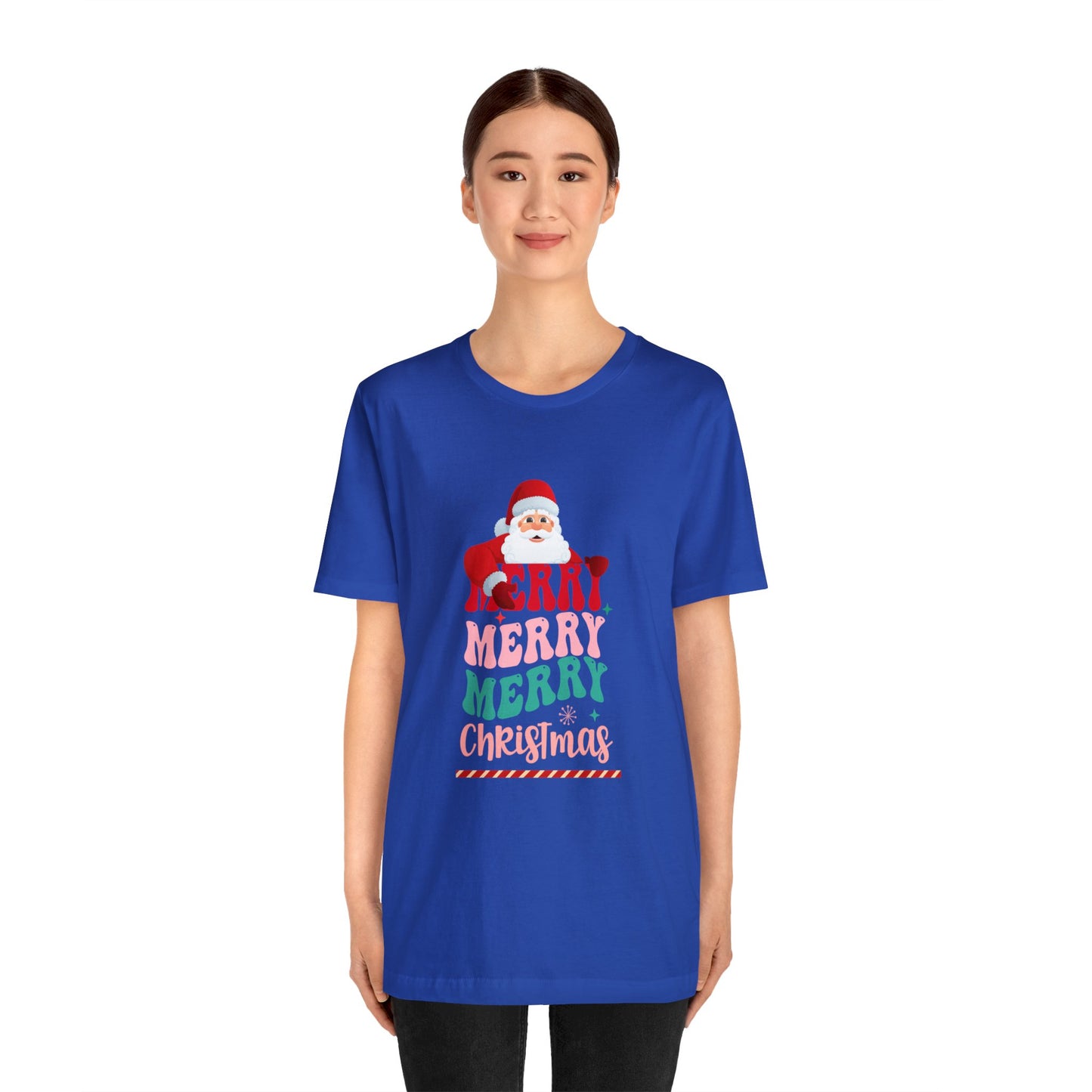 Merry Merry Christmas Unisex Jersey Short Sleeve Tee