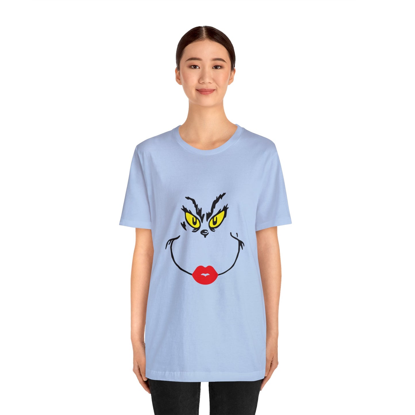 Grinch Face Unisex Jersey Short Sleeve Tee