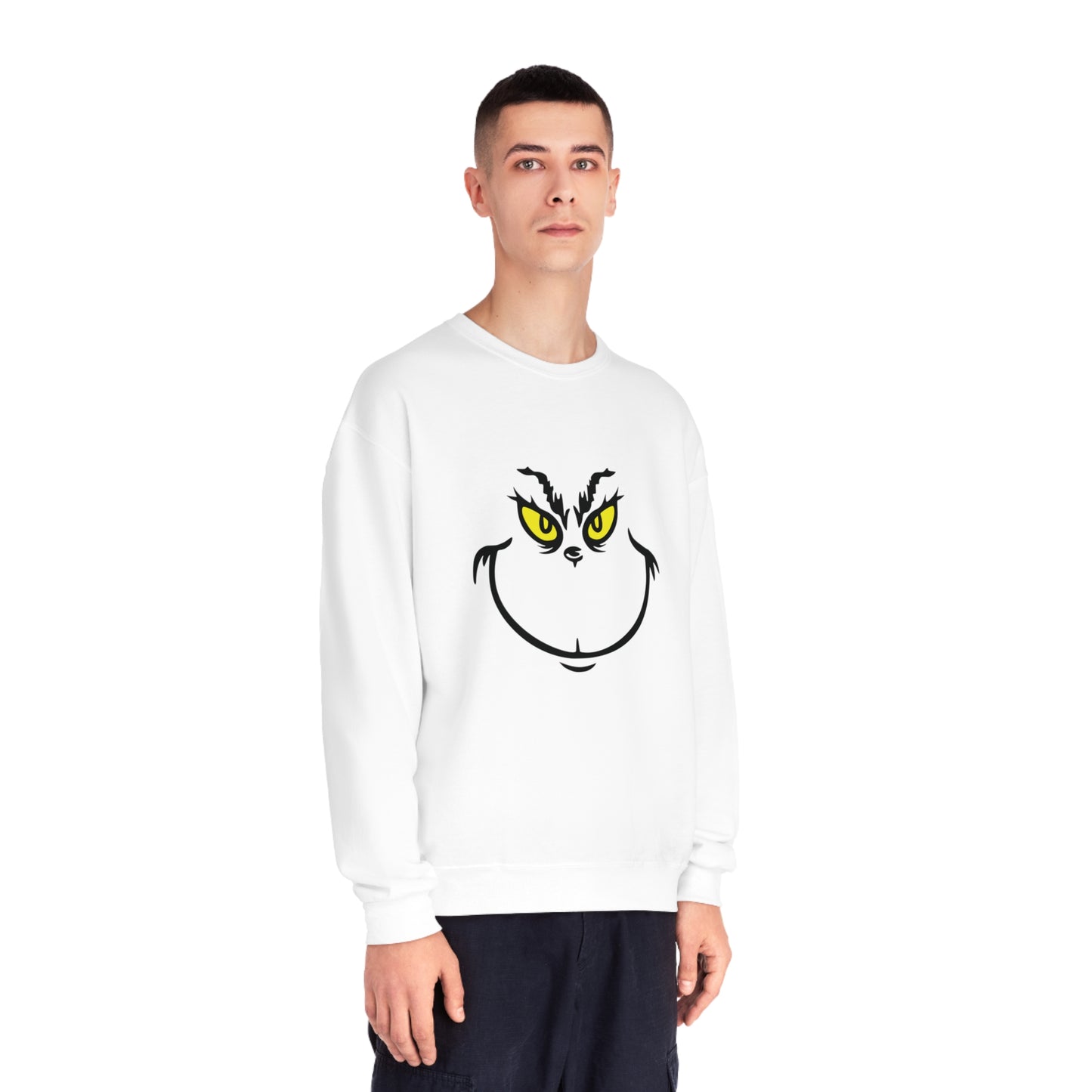 Grinch Face Unisex NuBlend® Crewneck Sweatshirt