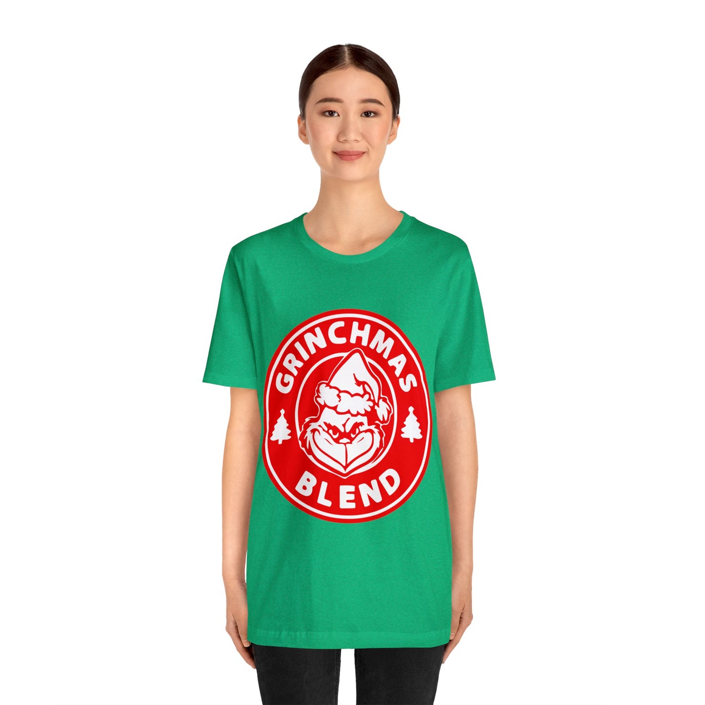 Grinchmas Coffee Red Unisex Jersey Short Sleeve Tee