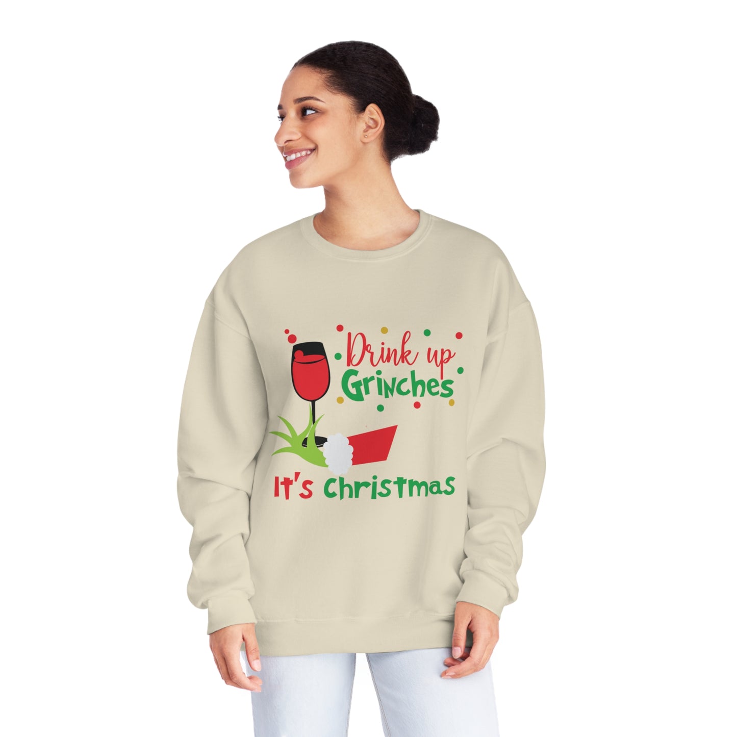 Drink Up Grinches Unisex NuBlend® Crewneck Sweatshirt