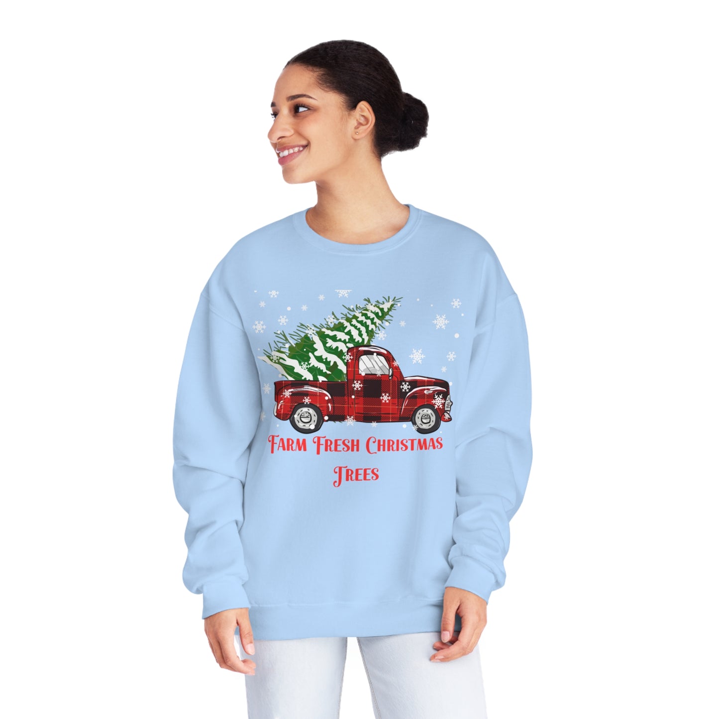 Farm Fresh Christmas Trees Unisex NuBlend® Crewneck Sweatshirt