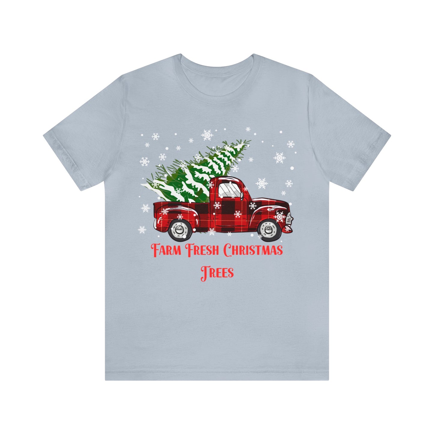 Farm Fresh Christmas Trees Unisex Jersey Short Sleeve Tee