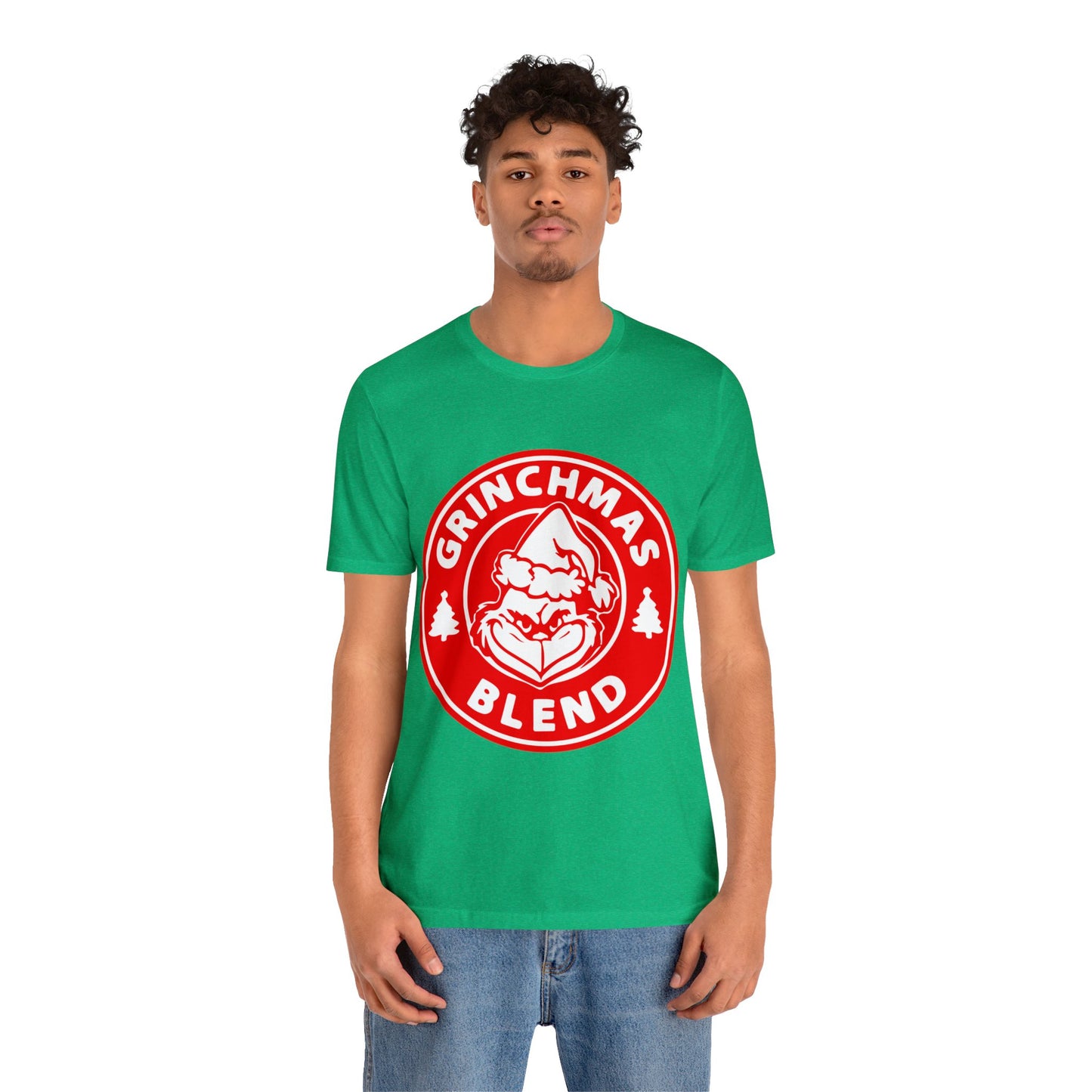 Grinchmas Coffee Red Unisex Jersey Short Sleeve Tee