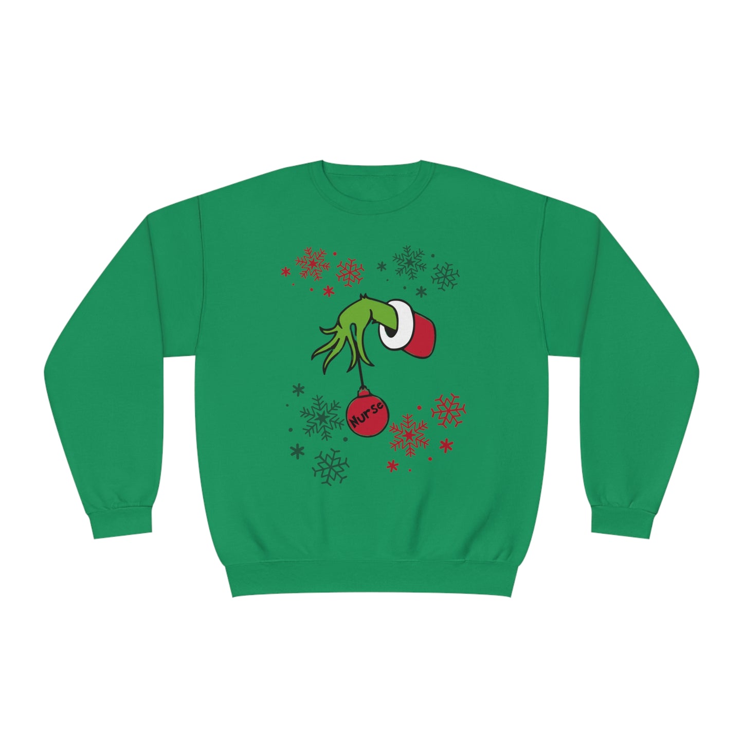 Grinch Nurse-Unisex NuBlend® Crewneck Sweatshirt