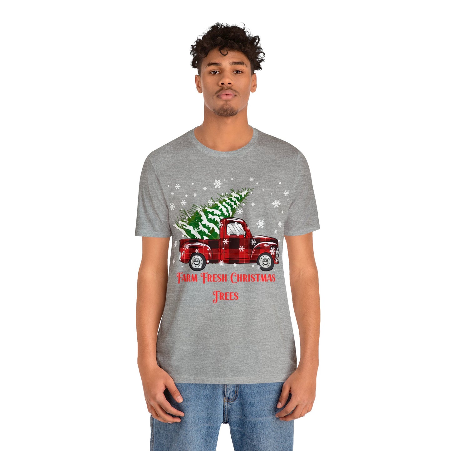 Farm Fresh Christmas Trees Unisex Jersey Short Sleeve Tee