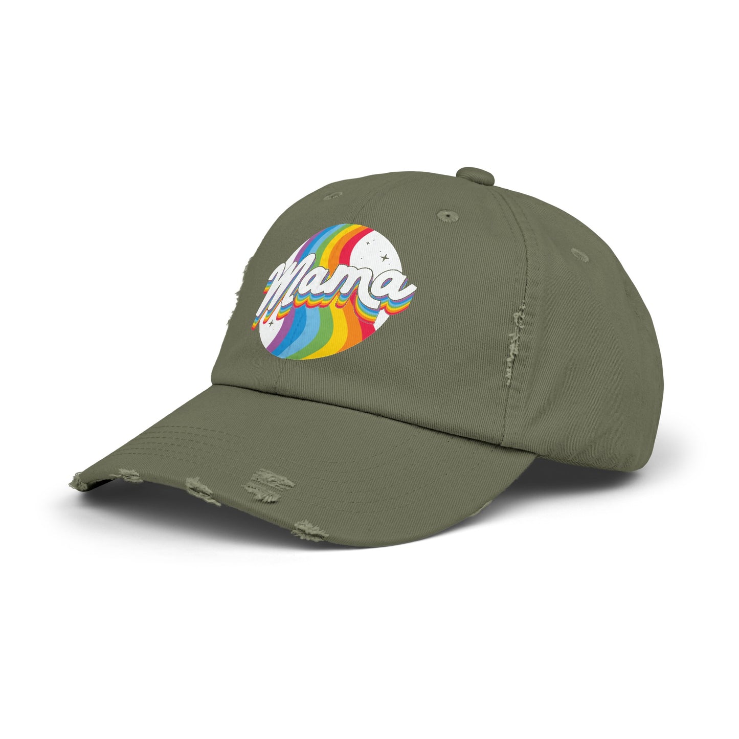 Mama Galaxy Unisex Distressed Cap