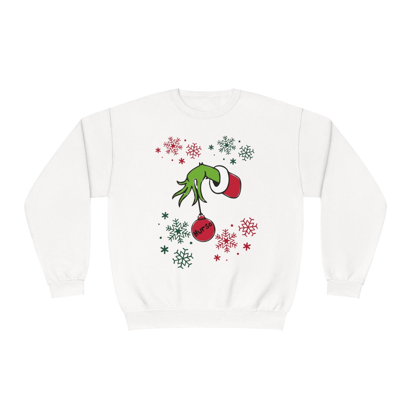 Grinch Nurse-Unisex NuBlend® Crewneck Sweatshirt