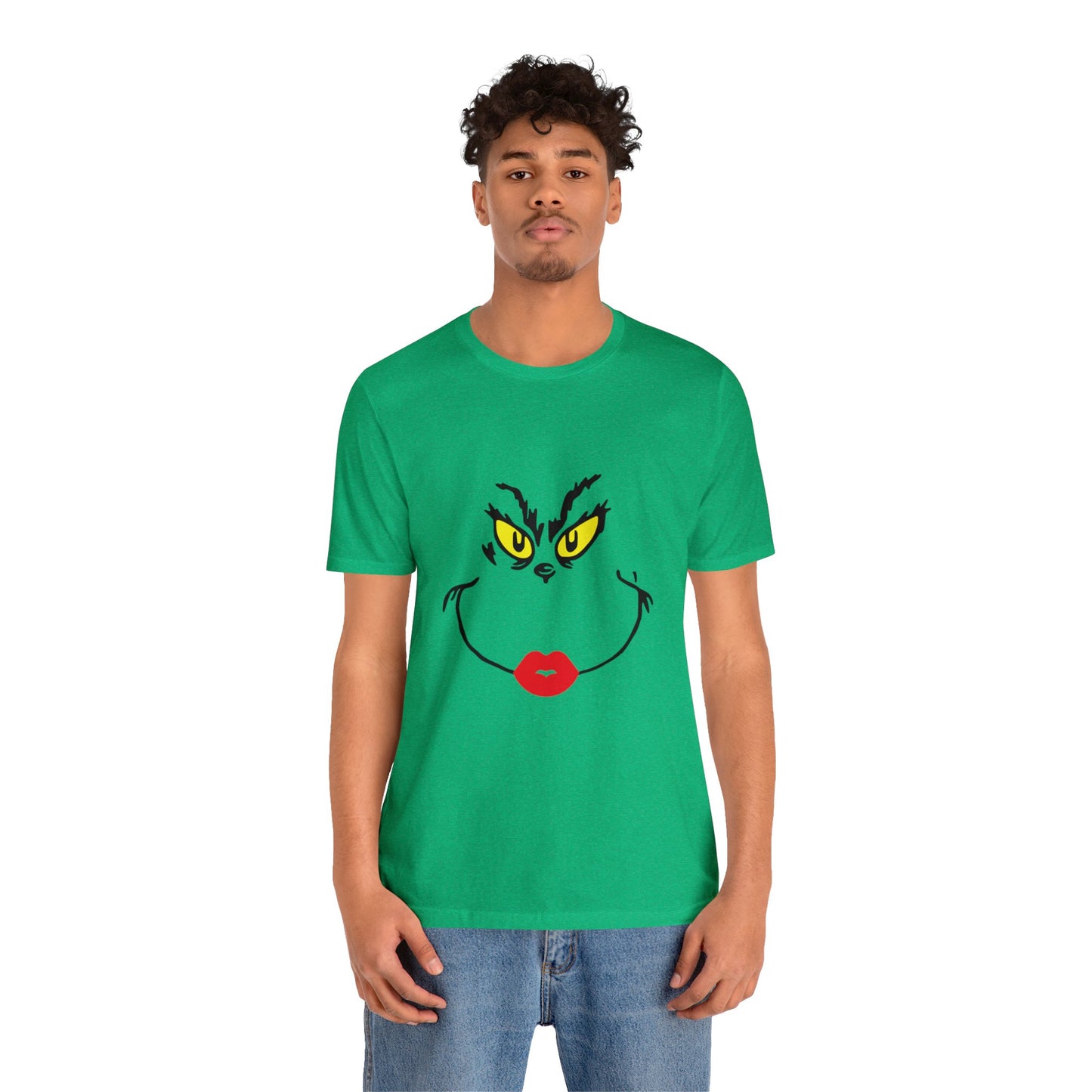 Grinch Face Unisex Jersey Short Sleeve Tee