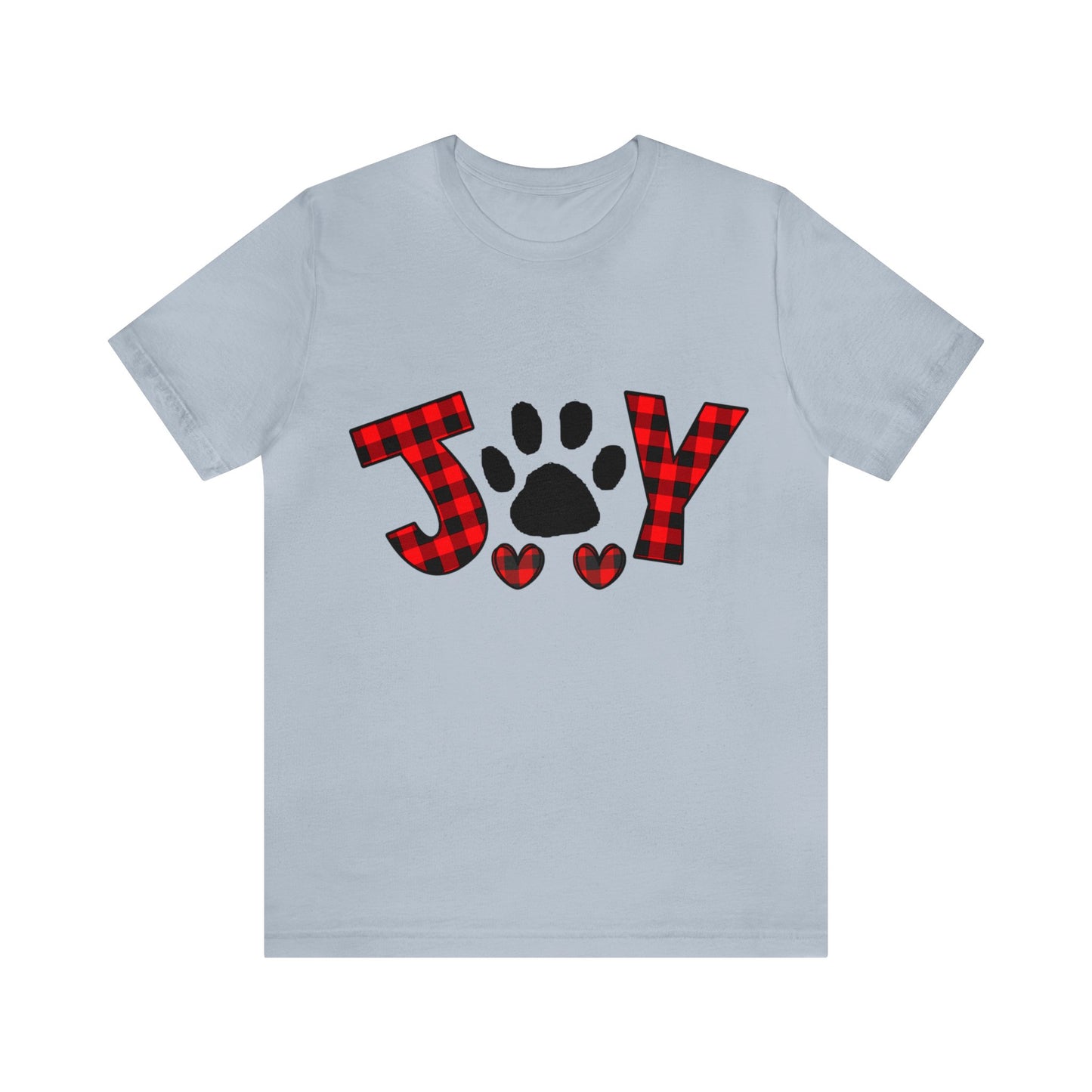 Joy Paw Print Unisex Jersey Short Sleeve Tee