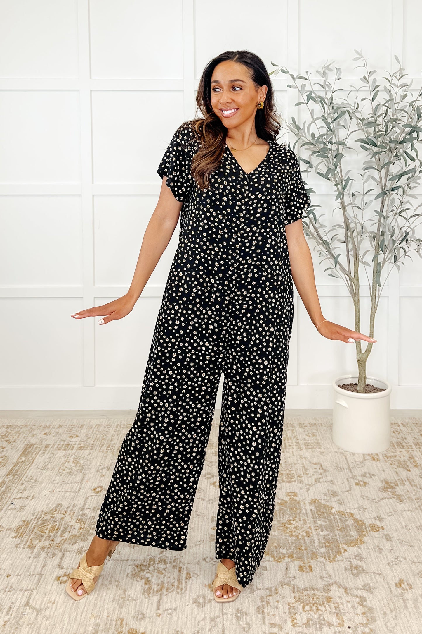 Jasmine Jumpsuit Blossoms