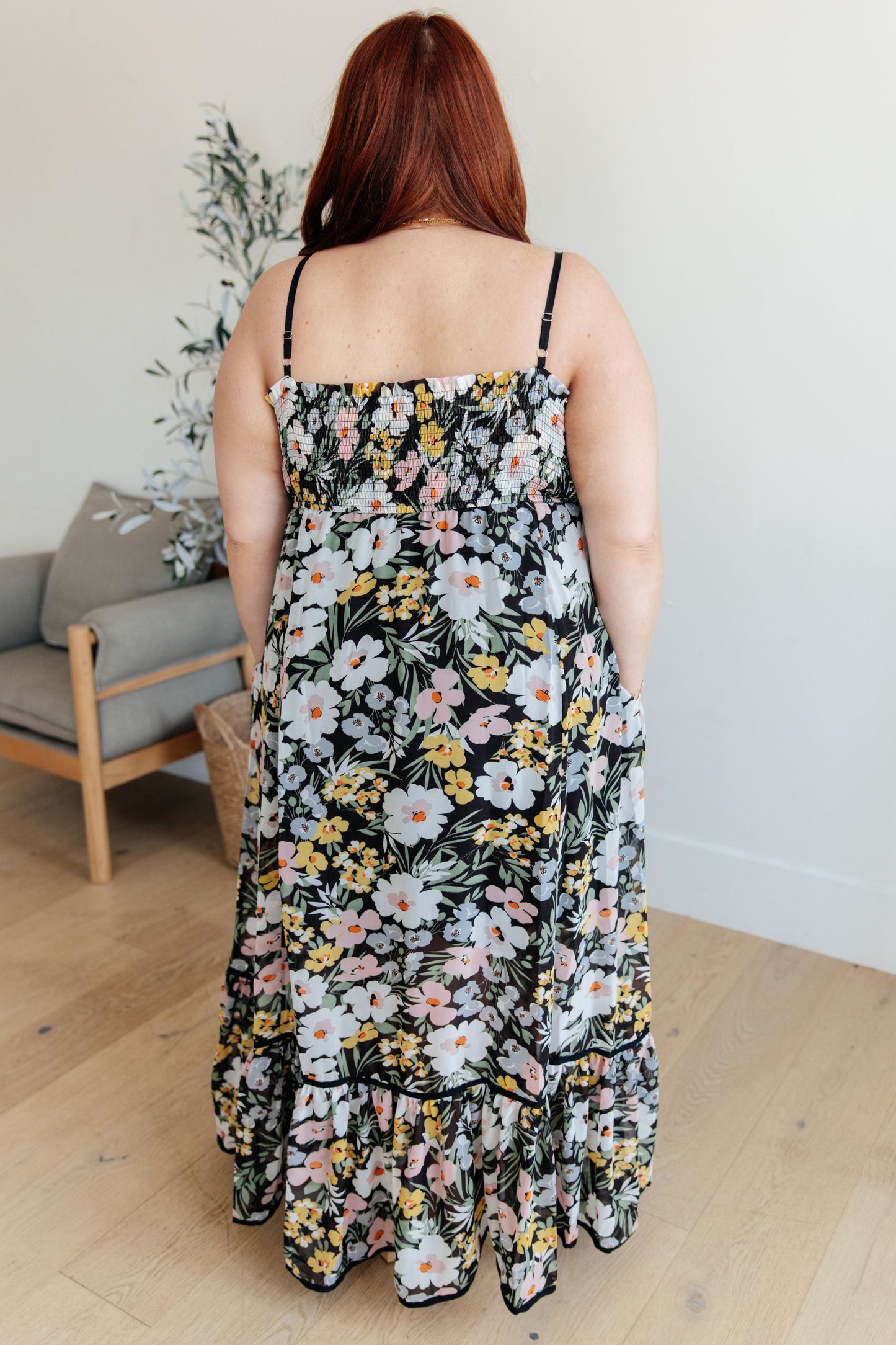 Up From the Ashes Floral Maxi Dress