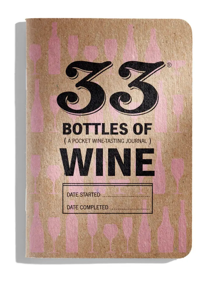 Customizable Wine Notebook 33 Bottles of Wine Tasting Notebook – Poppy and Shine Boutique