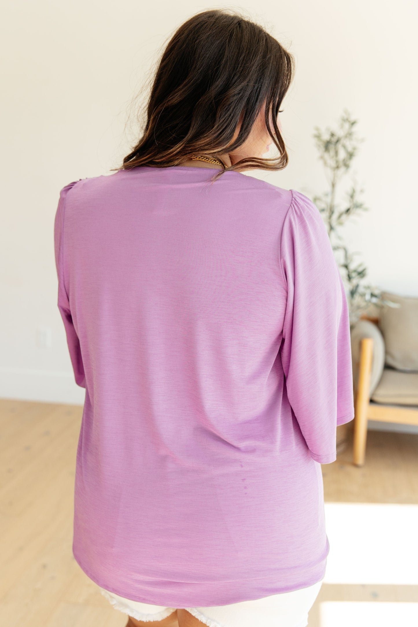 Cali Blouse in Lavender