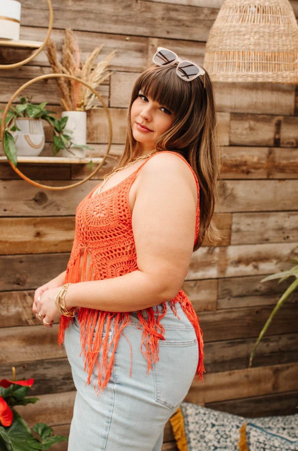 Festival Fringe Tank in Orange