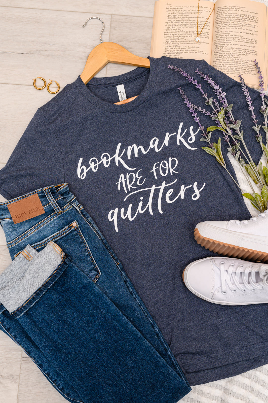 Bookmarks Are For Quitters Graphic Tee